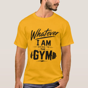 Camiseta Clásica Dorada Para Ir al Gimnasio