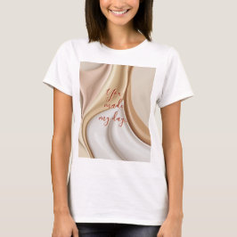 Camiseta clásica en un gráfico abstracto elegante