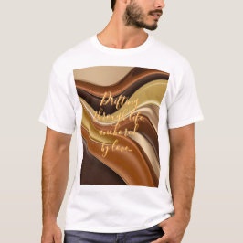 Camiseta clásica en un gráfico abstracto elegante