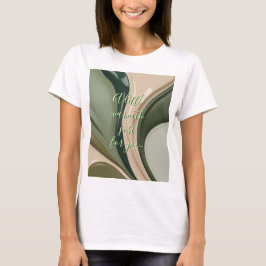 Camiseta clásica en un gráfico abstracto elegante