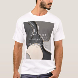 Camiseta clásica en un gráfico abstracto elegante