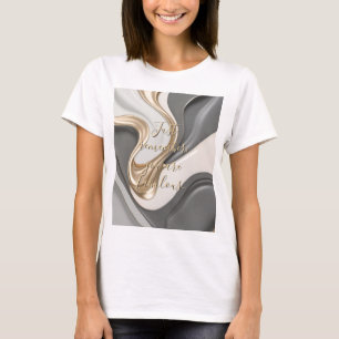 Camiseta clásica en un gráfico abstracto elegante