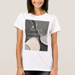 Camiseta clásica en un gráfico abstracto elegante