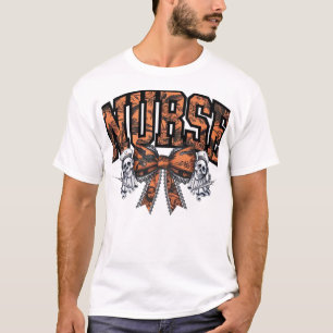 Camiseta clásica Enfermera de Halloween Lazo Coque