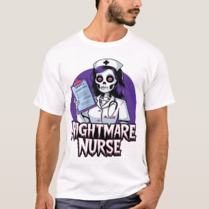 Camiseta clásica Enfermera de Pesadilla de Hallowe