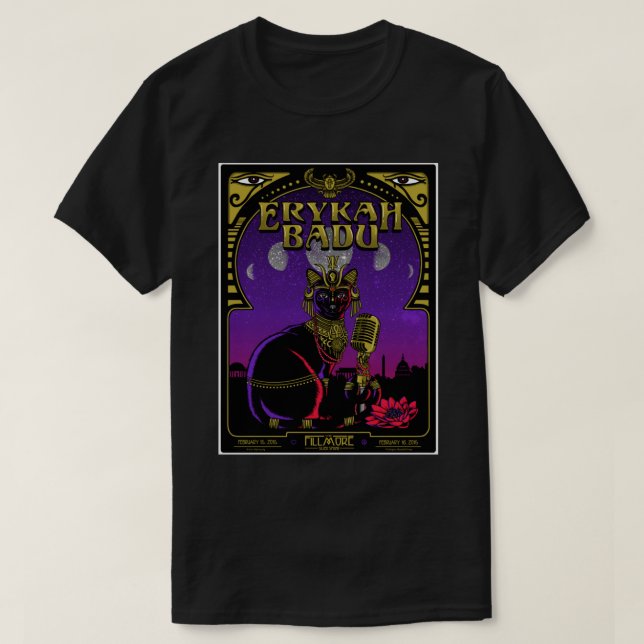 Camiseta clásica Erykah Badu (Diseño del anverso)