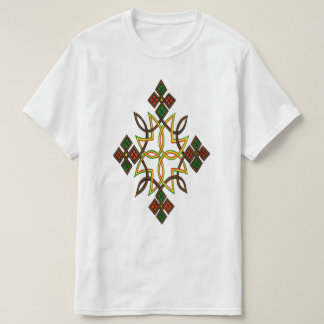 Camiseta clásica etíope cruzada blanca