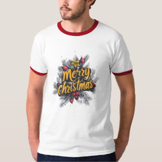 Camiseta Clásica Feliz Navidad