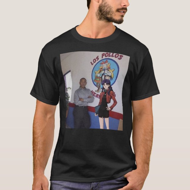 Camiseta clásica Gus y Misato (Anverso)