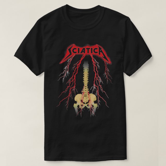 Camiseta clásica Hard Rock Sciatica (Diseño del anverso)