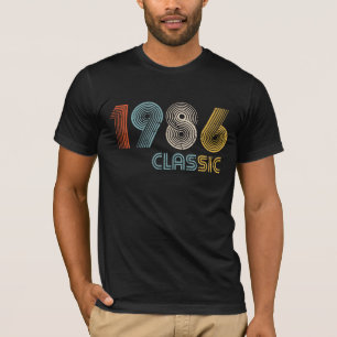 Camiseta Clásica Hecha En 1986 Cumpleaños 40 Regal