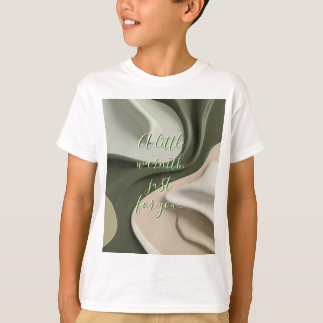 Camiseta clásica infantil con diseño gráfico (Anverso)
