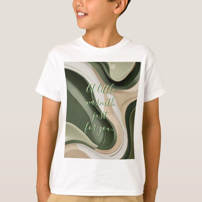 Camiseta clásica infantil con diseño gráfico (Anverso)