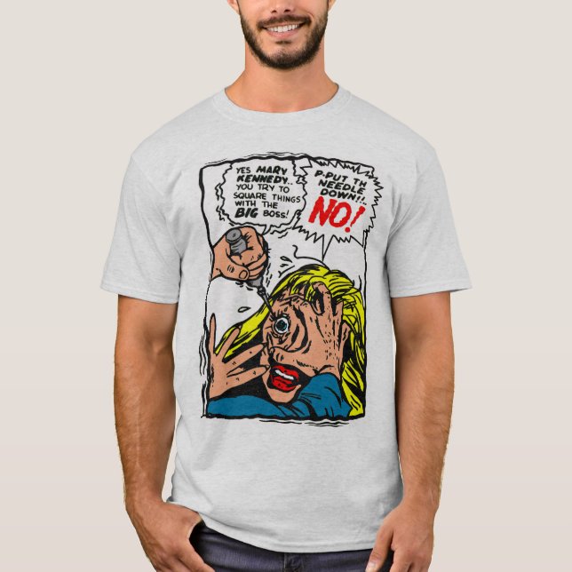 Camiseta clásica "Lesiones oculares" (Anverso)