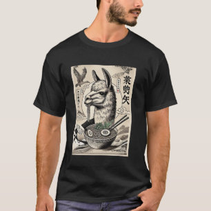 Camiseta Clásica Llama R por arte salvavidas de fideos japo