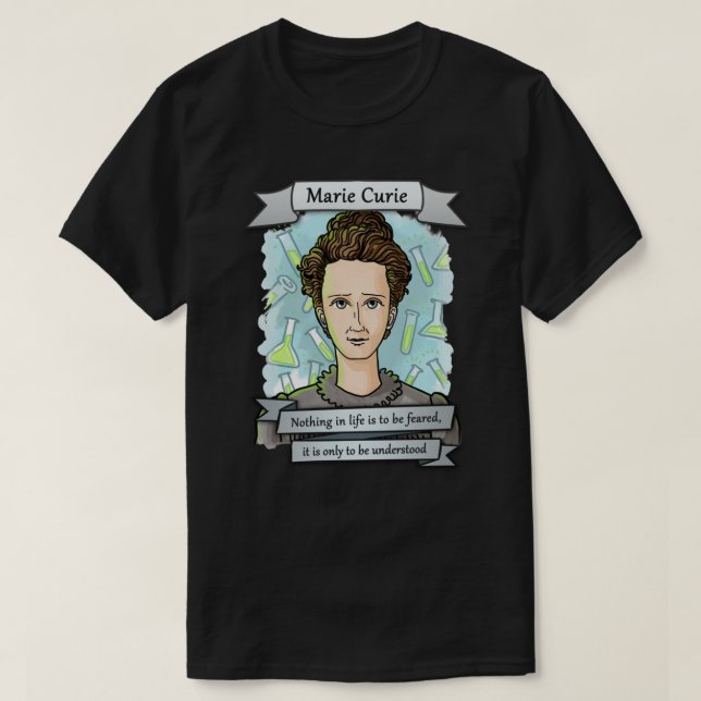 Camiseta clásica Marie Curie (Diseño del anverso)