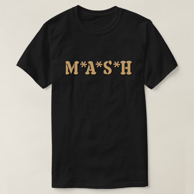 Camiseta clásica MASH (Diseño del anverso)