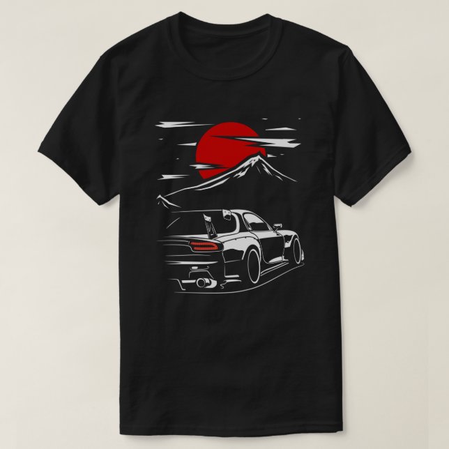 Camiseta clásica Mazda RX7 Haruna (Diseño del anverso)