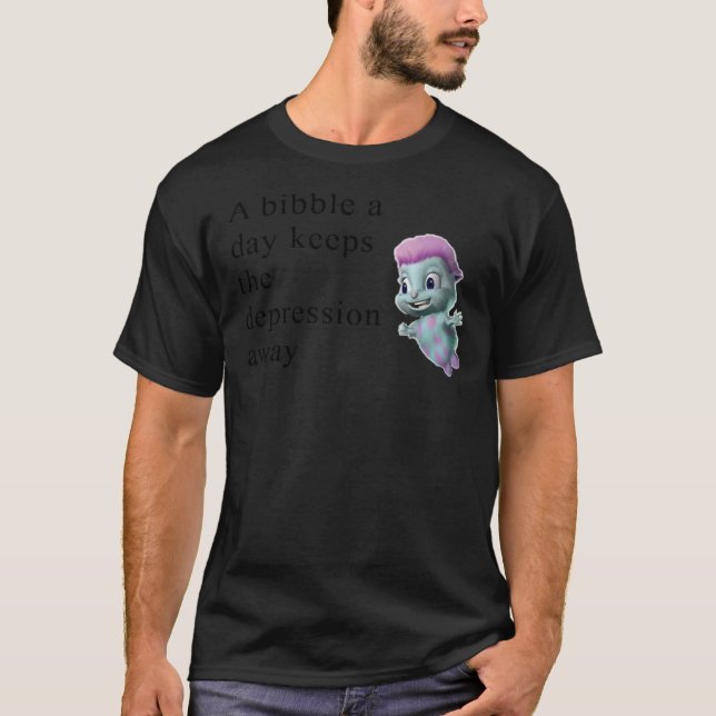 Camiseta clásica meme de burbujas (Anverso)
