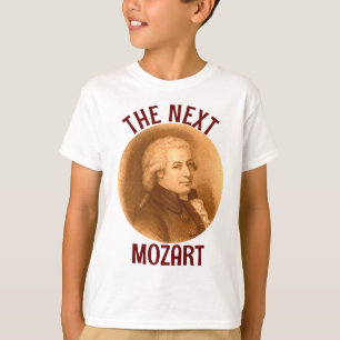 Camiseta Clásica Mozart Cute moderna música Lover T-Shirt