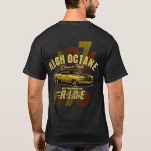 Camiseta Clásica Muscle Car de Alto Octanaje de 19