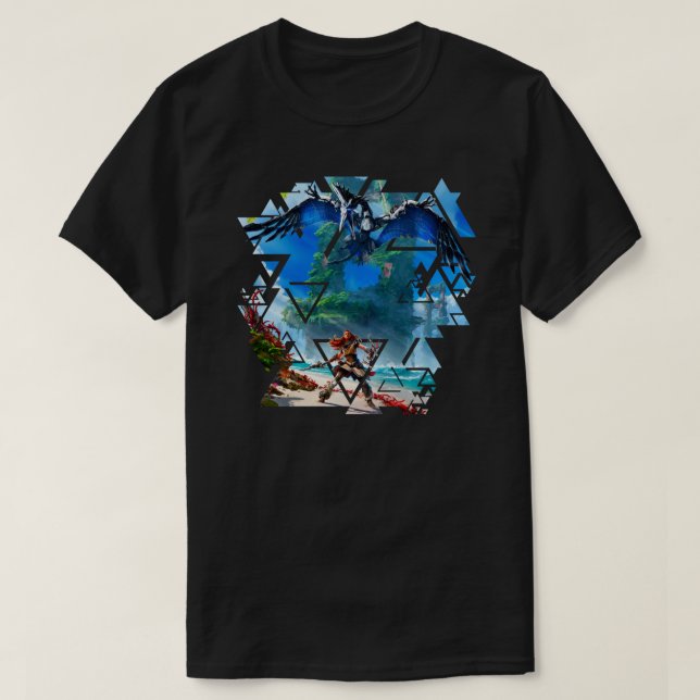 Camiseta Clásica Occidental Prohibida en Horizonte (Diseño del anverso)