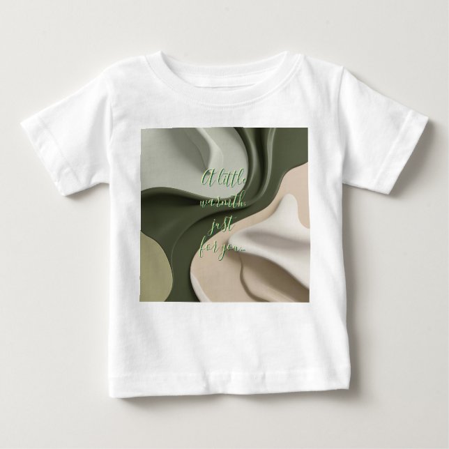 Camiseta clásica para bebés con diseño gráfico (Anverso)