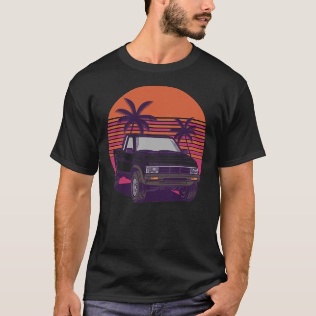 Camiseta Clásica para Camisetas Nissan D21 de cuer (Anverso)