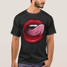 Camiseta clásica para hombre de los labios