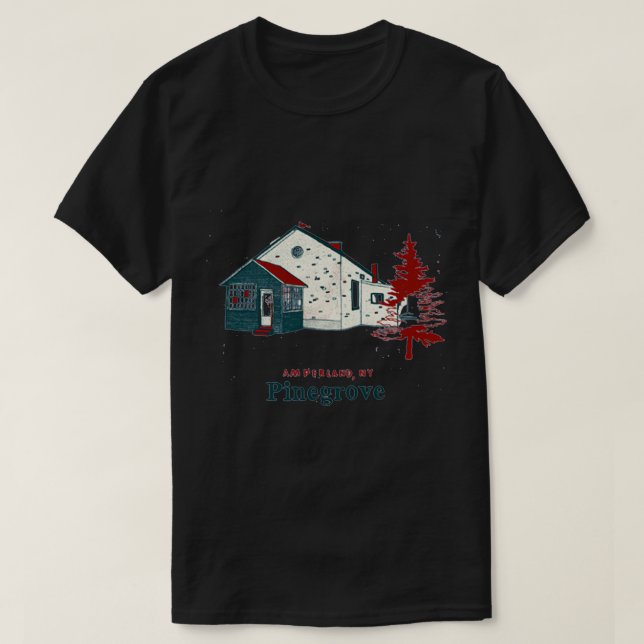 Camiseta Clásica Pinegrove Amperland NY (Diseño del anverso)