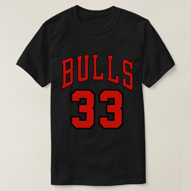 Camiseta Clásica Pippen Bull (Diseño del anverso)