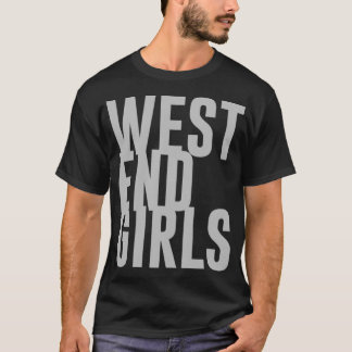 camiseta clásica plateada para chicas del oeste