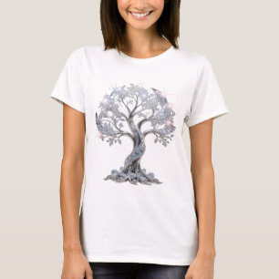 Camiseta Clásica Plateada TREE OF LIFE