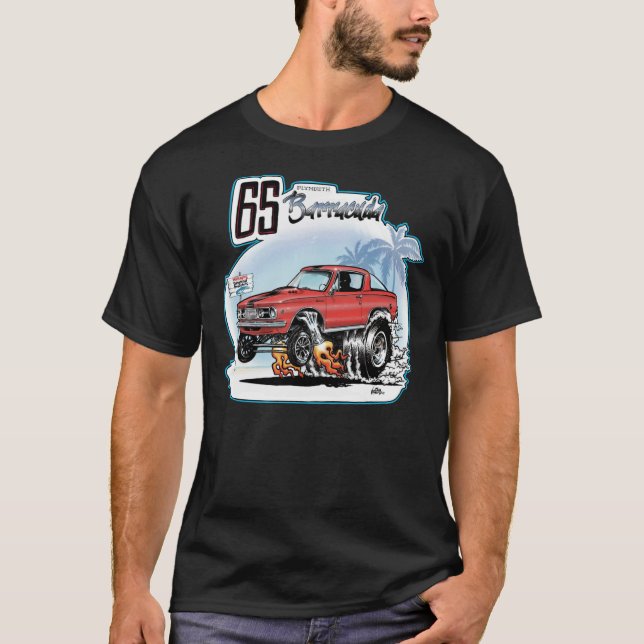 Camiseta Clásica Plymouth Barracuda (Anverso)