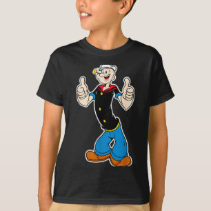 Camiseta Clásica Pop Eye Vintage Dibujos Animados 