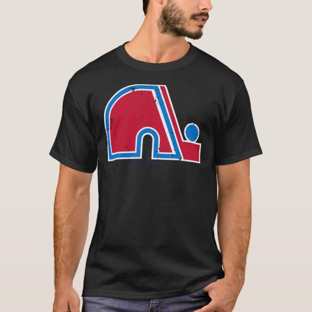 Camiseta Clásica Quebec Nordiques (Anverso)