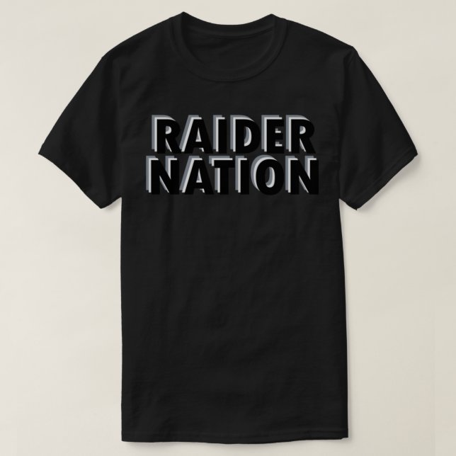 Camiseta clásica Raider Nation (Diseño del anverso)