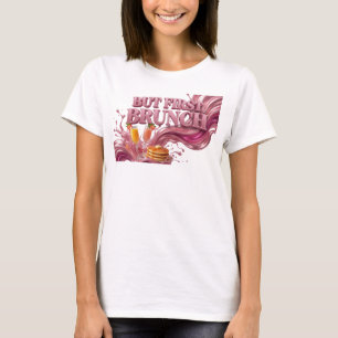Camiseta Clásica Roja BUT FIRST BRUNCH