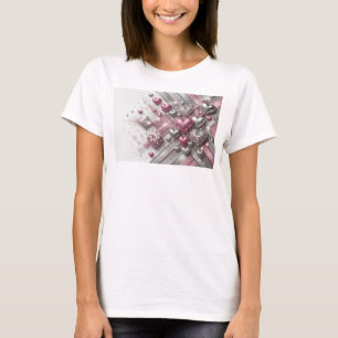 Camiseta Clásica Roja LOVE SPARKLES Slogan