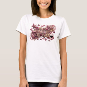 Camiseta Clásica Rosa BEBER SONREÍR REPETIR