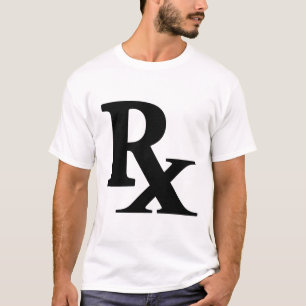 Camiseta Clásica Rx Farmacia Icono Impresión de regalo fa