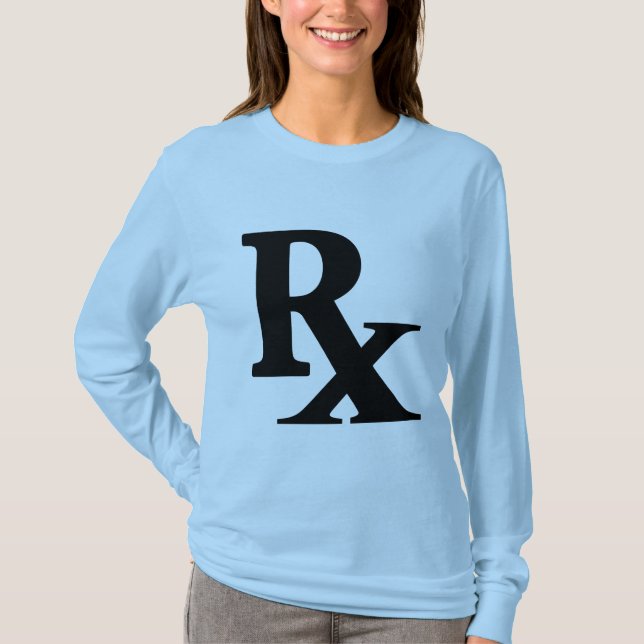 Camiseta Clásica Rx Farmacia Icono Impresión de regalo farm (Anverso)