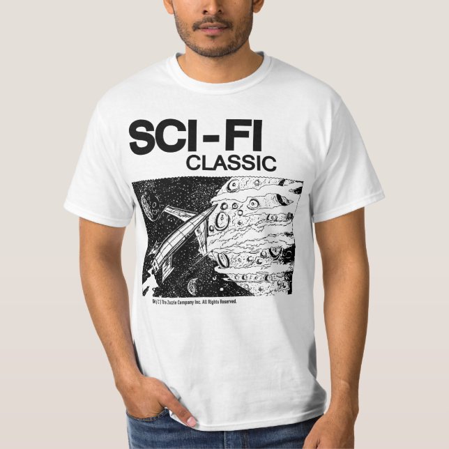 Camiseta clásica SCIFI de los años 60 (Anverso)