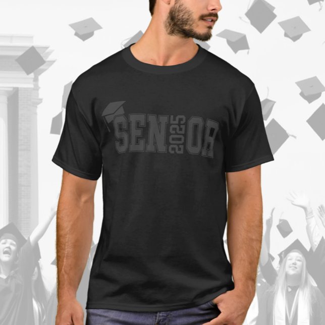 Camiseta Clásica Senior Class of 2025 Blackout (Subido por el creador)