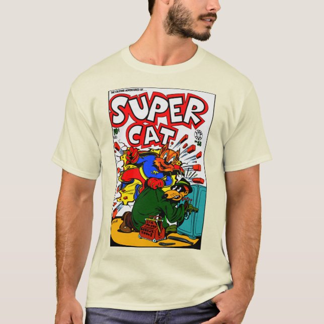 Camiseta clásica SuperCat (Anverso)