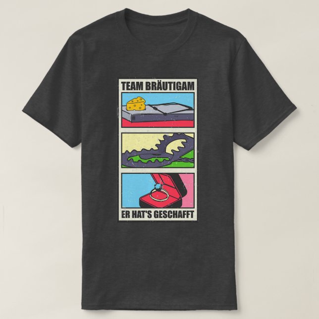 Camiseta Clásica Team Groom (Diseño del anverso)