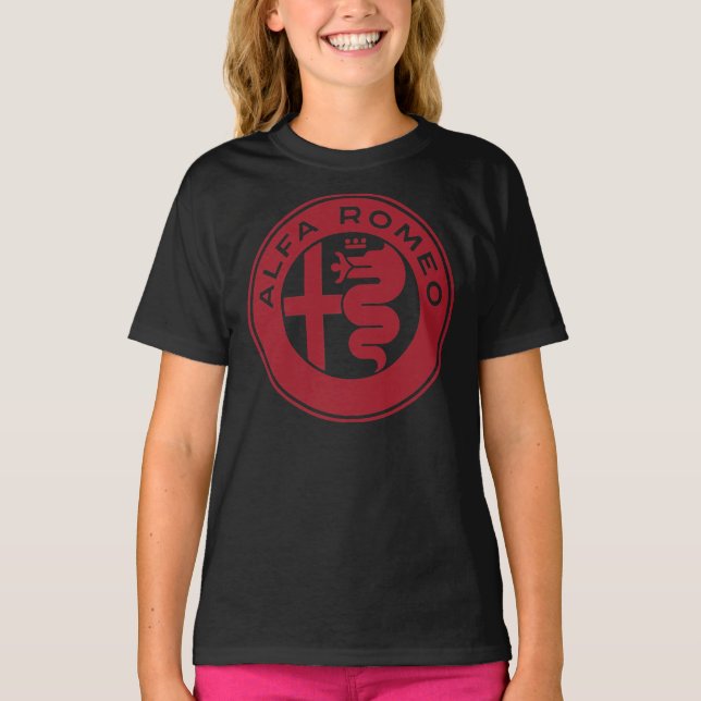 Camiseta clásica TRANSPARENTE DE LOGO CAR-ALFA (Anverso)