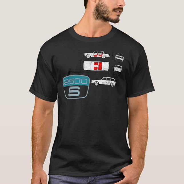 Camiseta clásica TRIUMPH 2500 (Anverso)