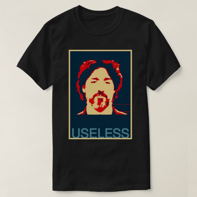Camiseta Clásica Trudeau (Diseño del anverso)