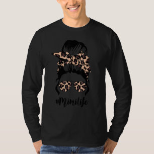 Camiseta Clásica Vida Mimi Con Leopardo Desordenado Madre D